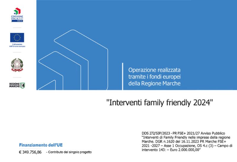 Interventi family friendly 2024